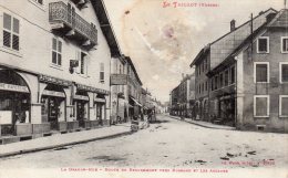 CPA LE THILLOT (88) La Grande Rue Route De Remiront Vers Bussang - Le Thillot