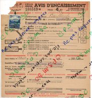 SNCF Colis Postaux - Avis D´ Encaissement - Timbre 2.50 Fr - Remboursement - Bleu - Viaduc De Garabit (n°108519) - Sonstige & Ohne Zuordnung