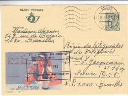 Boissons - Vins  - Belgique - Carte Postale De 1981 - Avec Publicité - Sonstige & Ohne Zuordnung