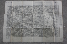 Carroyage Kilométrique_projection Lambert_zone De Guerre Nord - Carte Type 1899, Somme, Secteur Doullens Et Moyenneville - Cartes Topographiques