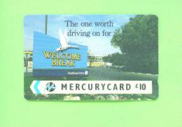 UK - Magnetic Mercurycard As Scan - Mercury Communications & Paytelco