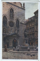 Austria - WIEN, Franziskanerplatz, Art Postcard - Églises