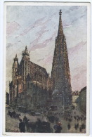 Austria - WIEN, Stephansdom, Art Postcard - Churches