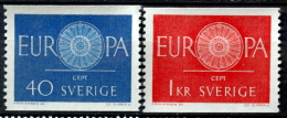 Sweden1960 Europa MiNr.463-64  MNH (**) ( Lot L 2113 ) - Nuovi