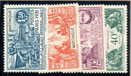 MARTINIQUE : TP N° 129/132 * - Unused Stamps