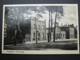 LEISNIG , Bahnhof, Karte Mit Stempel 1939 - Leisnig