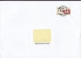 Denmark 2006 Cover Brief Deluxe Cancel Danish Refugee Relief Surplus Value Single Stamp - Lettres & Documents