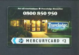 UK  -  Magnetic Phonecard/Mercurycard As Scan - Mercury Communications & Paytelco