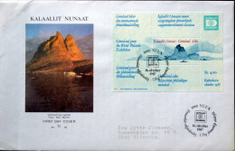 Greenland 1987 Hafnia 87  MiNr.Block 2 FDC( Lot Ks) - FDC