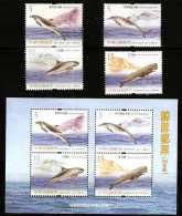 2006 Cetacean Stamps & S/s Whale Dolphin Lighthouse Bridge Harbor Fish Fauna - Baleines