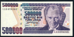 TURKEY  P212b 500.000 LIRA L.1970 Issued 1998 #L13    UNC. - Türkei