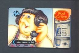 UK  -  Mercurycard Magnetic Phonecard As Scan - Mercury Communications & Paytelco