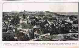 ALTKIRCH.  La Ville Est Bâtie En Amphithéatre Sur Une Colline Baignée Par L´ILL    (Photo D´Atlas 1921) - Altkirch