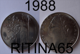!!! 100 LIRE 1988 FDC " MINERVA " !!! - 100 Lire