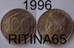 !!! 100 LIRE 1996 FDC " ITALIA TURRITA "  !!! - 100 Lire