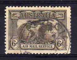 Australia - 1931 - 6d Airmail Stamp - Used - Used Stamps