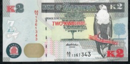 ZAMBIA  P49a 2 KWACHA 2012  #  AA/12          UNC. - Zambie