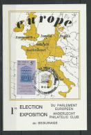 Belgique:Feuillet Souvenir 1ère Election Du Parlement Européen - Documentos Conmemorativos