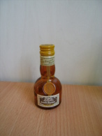 Alcool Mignonnette Vide GRAND MARNIER Etiquette Jaune - Miniflesjes