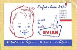 BUVARD  : L'enfant A Besoin D'eau EVIAN - Limonate