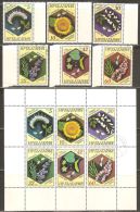 Bulgaria 1987 Mi# 3582-3587, 3582-3587 Kleinbogen Used - Bees And Plants - Abeilles