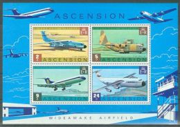 Ascension - 1975 Aircraft Block MNH__(TH-882) - Ascension (Ile De L')