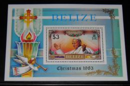 Belize - 1983 Christmas Block MNH__(THB-3361) - Belize (1973-...)