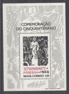 Brazil - 1972 Modern Art Block MNH__(TH-10511) - Hojas Bloque