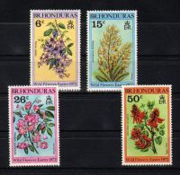 British Honduras - 1972 Wild Flowers MNH__(TH-6279) - Honduras Británica (...-1970)