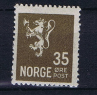 Norway: 1927 Mi Nr  128 A  MH/* - Nuevos