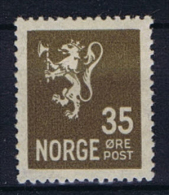 Norway: 1927 Mi Nr  128 A  MH/* - Nuovi