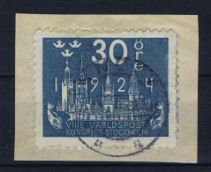 Sweden 1924  , Mi 149 W B  Used - Usati