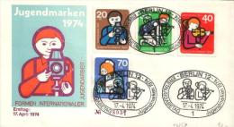 Germany / Berlin - Mi-Nr 468/471 FDC (X297)- - 1971-1980