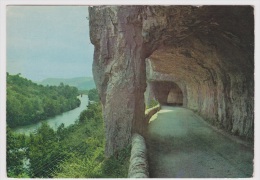 (RECTO / VERSO) GORGES DE L´ ARDECHE - DEFILE DE RUOMS - BELLE FLAMME POSTALE LES VANS - Ruoms