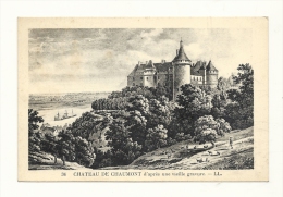 Cp, 52, Chaumont, Le Château D'après Une Vieille Gravure - Other & Unclassified