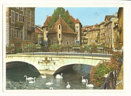 Cp, 74, Annecy, La Vieille Ville Sur Le Thiou - Annecy-le-Vieux