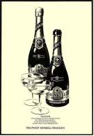 Reklame Werbeanzeige  -  Sekt Henkell Trocken  ,  Exporterfolg Weltweit  ,  Von 1972 - Alcohol