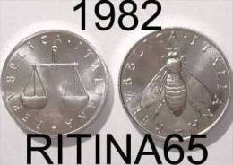 COPPIA !!! 1 LIRA + 2 LIRE 1982 FDC !!! - 1 Lira