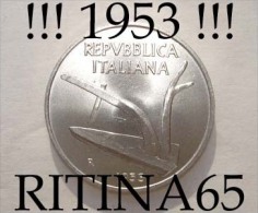 ECCEZIONALE !!! LIRE 10 1953 FDC DA ROTOLINO !!! - 10 Lire