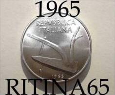 ECCEZIONALE !!! LIRE 10 1965 FDC DA ROTOLINO !!! - 10 Lire