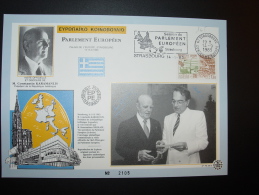 KARAMANLIS NIKOLAOU GRECE GRIECHENLAND GREECE FDC CONSEIL DE L´EUROPE LIMITED EDITION LIMITE - Briefe U. Dokumente