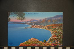 06  CPA COULEURS  MENTON     PANORAMA -23  MUNIER - Menton