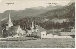 CPA ROUGEMONT (Suisse-Vaud) - Le Chateau Et L'église - Rougemont