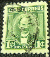 Cuba 1954 Jose Marti 1c - Used - Usados