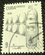 Cuba 1982 Exports Rum 9c - Used - Gebruikt