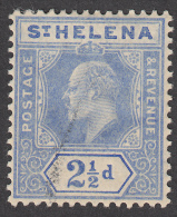 St Helena 1908  21/2d  SG64  Used - Saint Helena Island