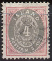 ICELAND - ISLANDE - 4 A - Mi. 20 - USED- 1900 - Used Stamps