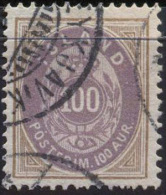 ICELAND - ISLANDE - 100 A - Mi. 17A - USED- 1892 - Gebruikt