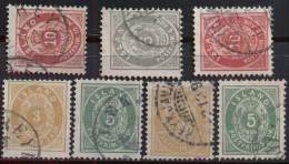 ICELAND - ISLANDE - LOT  7 V  - USED - Used Stamps