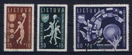 Lietuva/ Litauen: 1939, Mi 429 - 431  Used /** - Lithuania